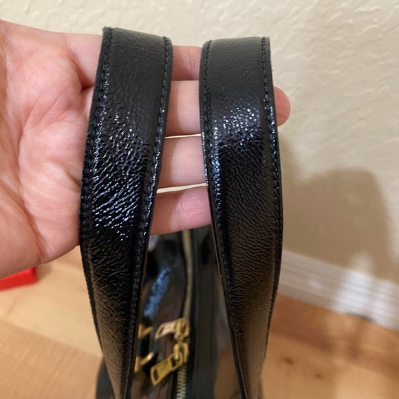 YSL LARGE PATENT LEATHER MUSE BAG EUC 11x16x6 - Picture 10 of 16